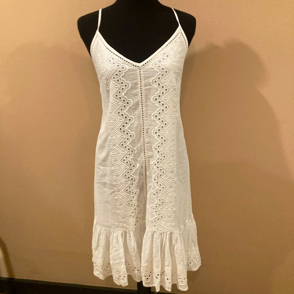 White beach cover-up/dress